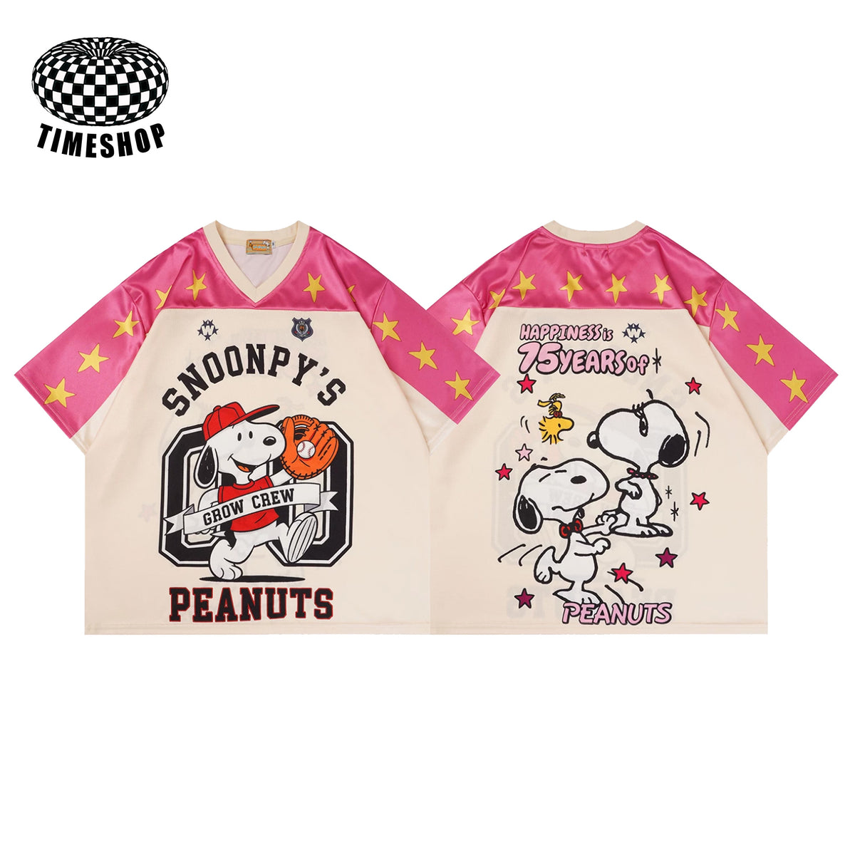 Snoopy 75th Anniversary Baseball Jersey