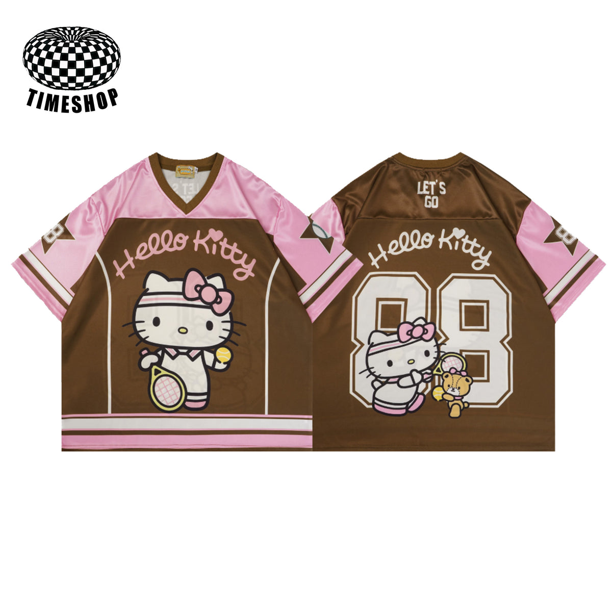 Brown Hello Kitty Jersey