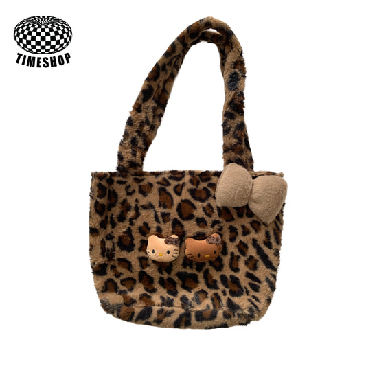 Hello Kitty leopard print bag