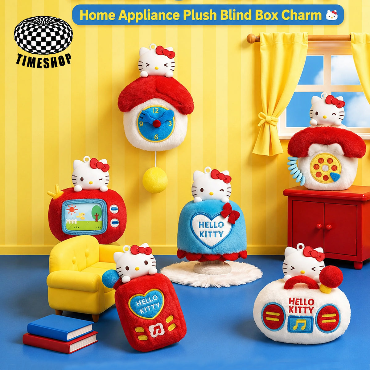 Sanrio® Hello Kitty Retro Appliance Blind Box Charm Collection