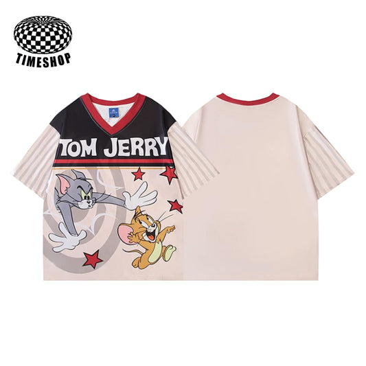 Tom and Jerry striped jersey