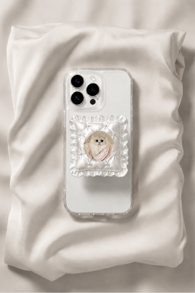 Sweetheart Pillow Personalized Photo Phone Stand