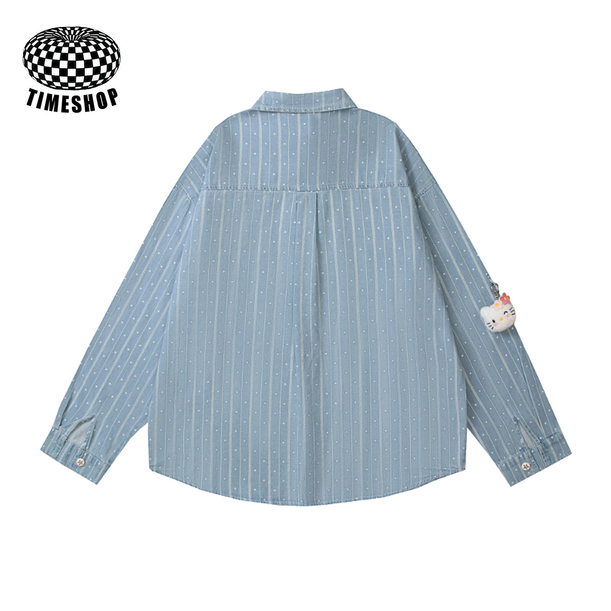 Hello Kitty blue denim shirt