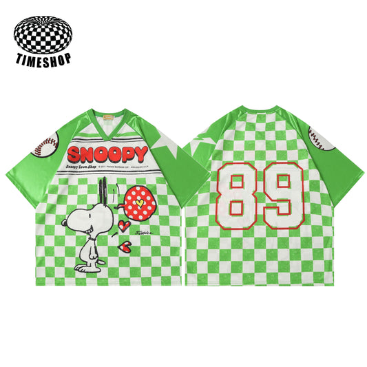 Snoopy Green Jersey No. 89