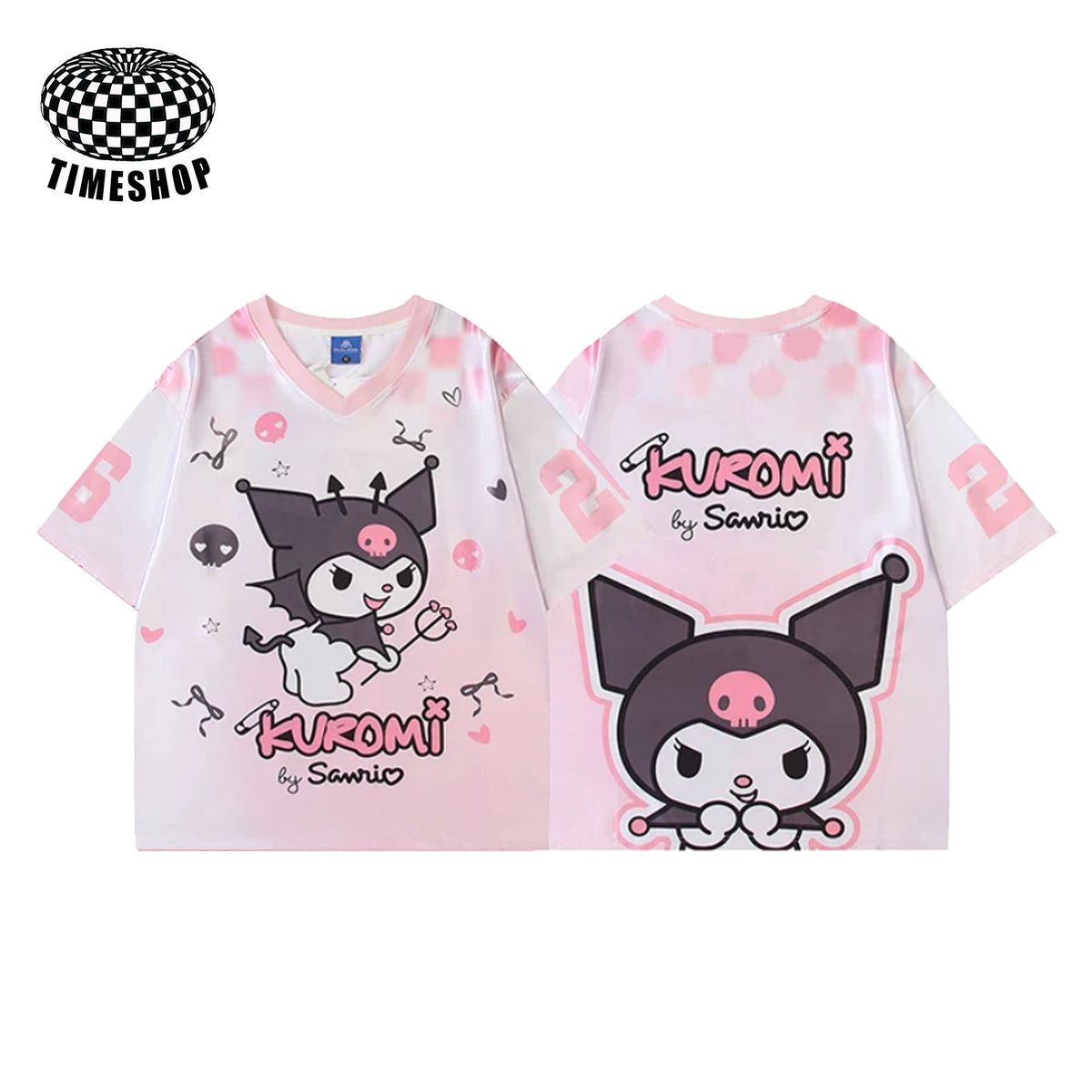 Kuromi pink jersey