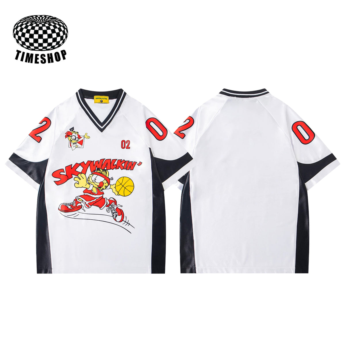 Garfield White Jersey No. 02