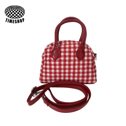 Hello Kitty red plaid bag