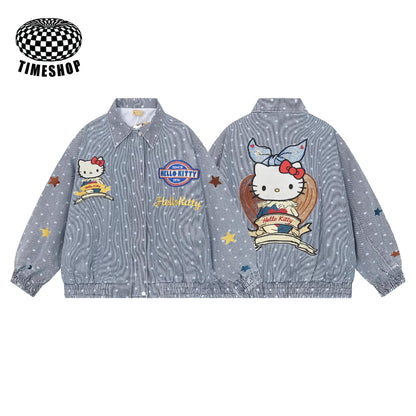 Hello Kitty Star Embroidered Jacket