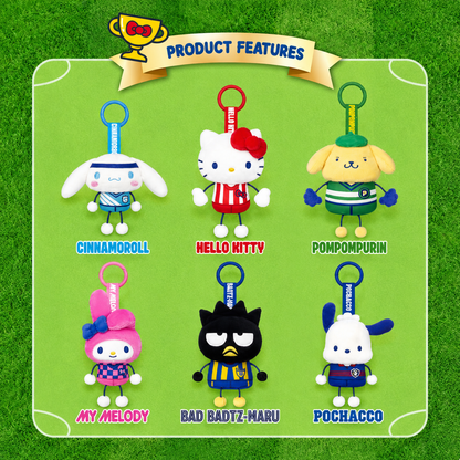 Sanrio®Football Squad Blind Box Plush Keychain Collection