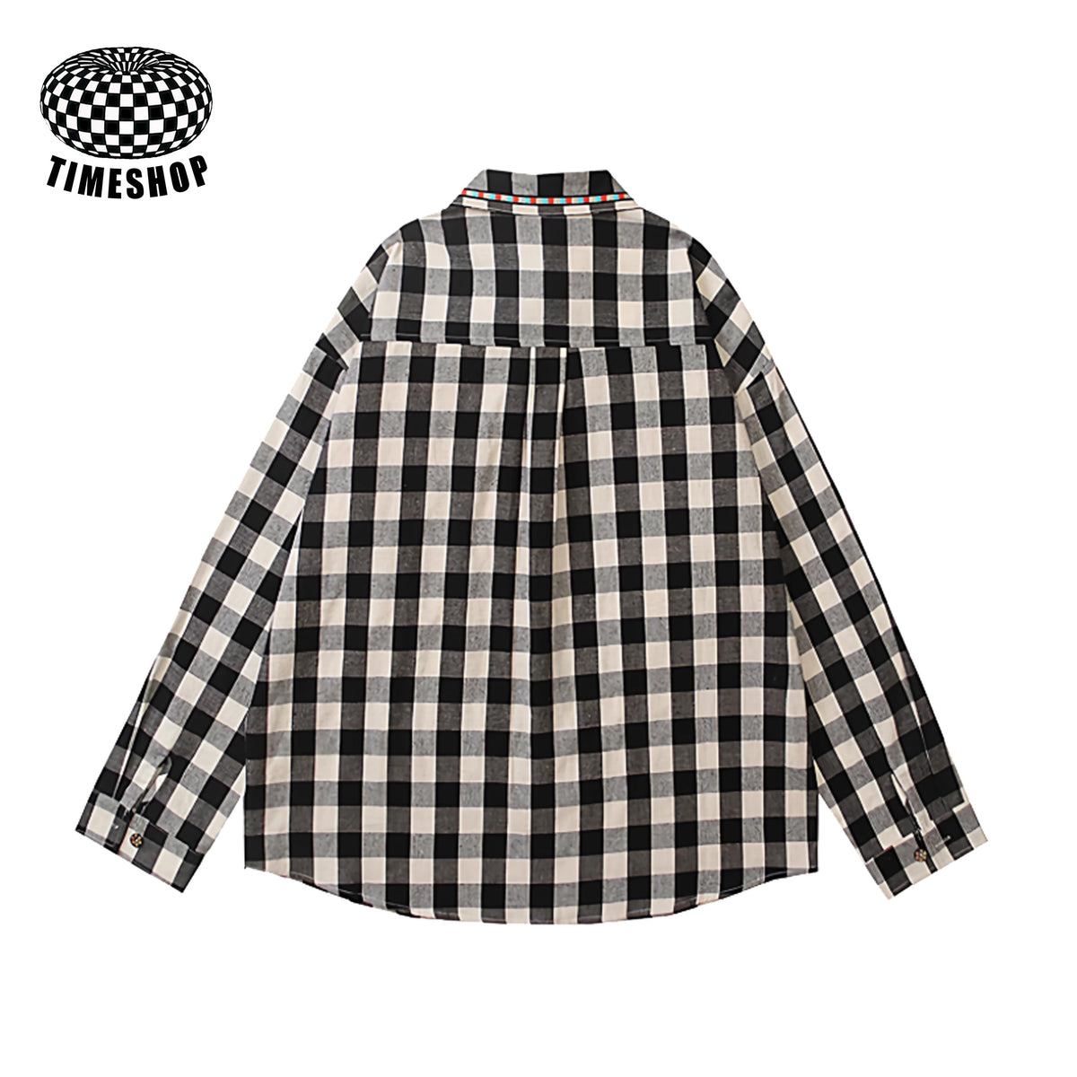 Hello Kitty blue/balck plaid shirt