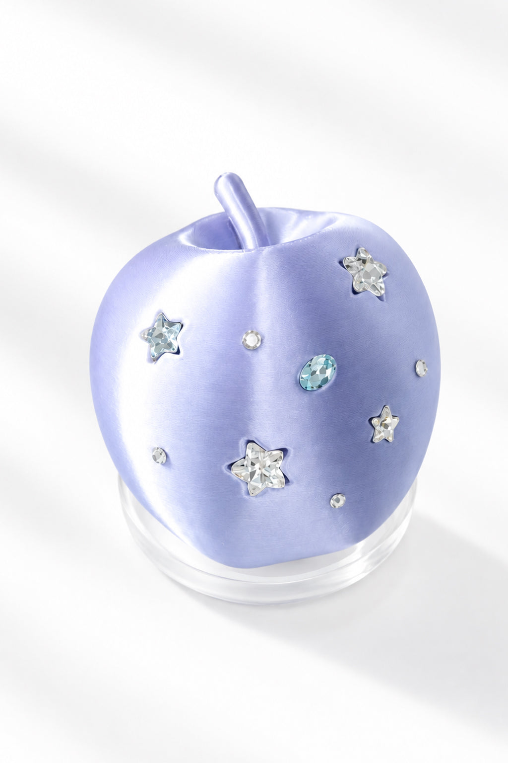 Crystal Apple Phone Stand – Aesthetic Rhinestone Phone Holder